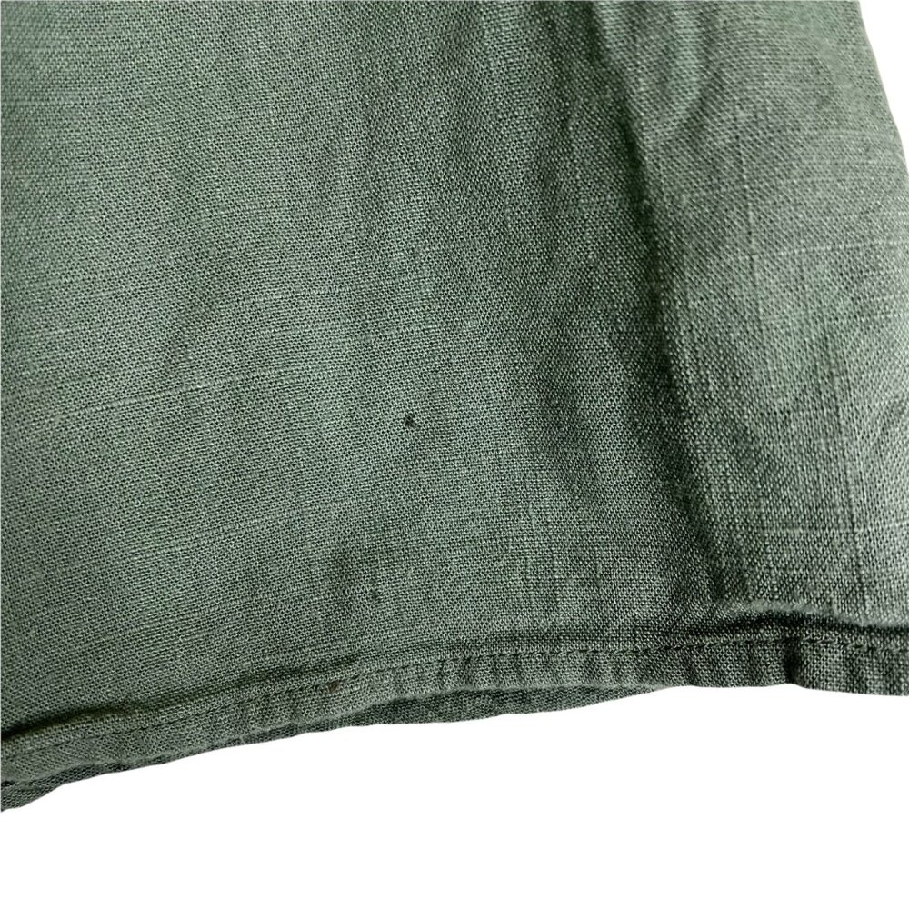 Blue Rain Mini Skirt S Linen‎ Blend Green Blue Yellow Embroidered Size Small - Picture 6 of 8